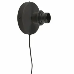 Style Boho-Chic-Good & Mojo Applique murale KALIMANTAN Noir, 1 lumière