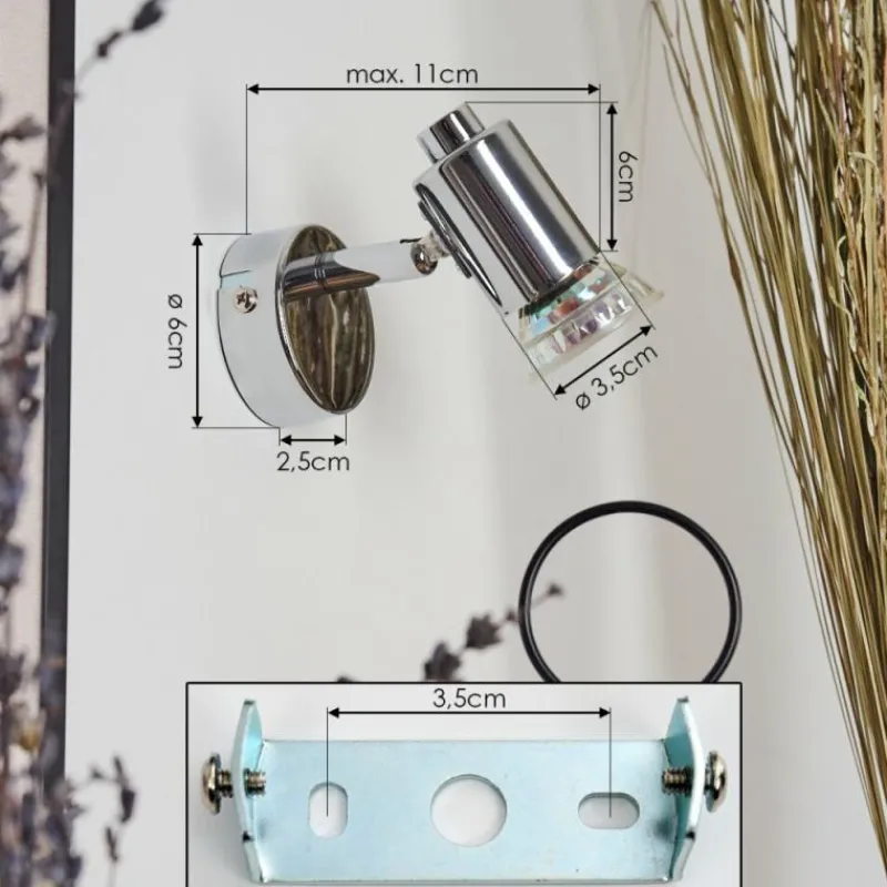 hofstein Applique murale Grafberg Chrome, 1 lumière