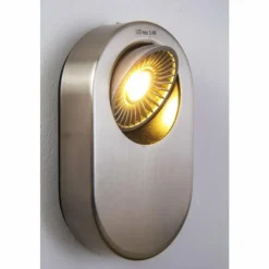 hofstein Applique murale Granada LED Nickel mat, 1 lumière