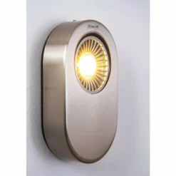 hofstein Applique murale Granada LED Nickel mat, 1 lumière