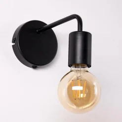 hofstein Applique murale Gravenstein Noir, 1 lumière* Appliques