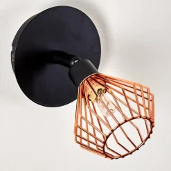 Luminaires Rustiques-hofstein Applique murale Grönhöj Noir, 1 lumière