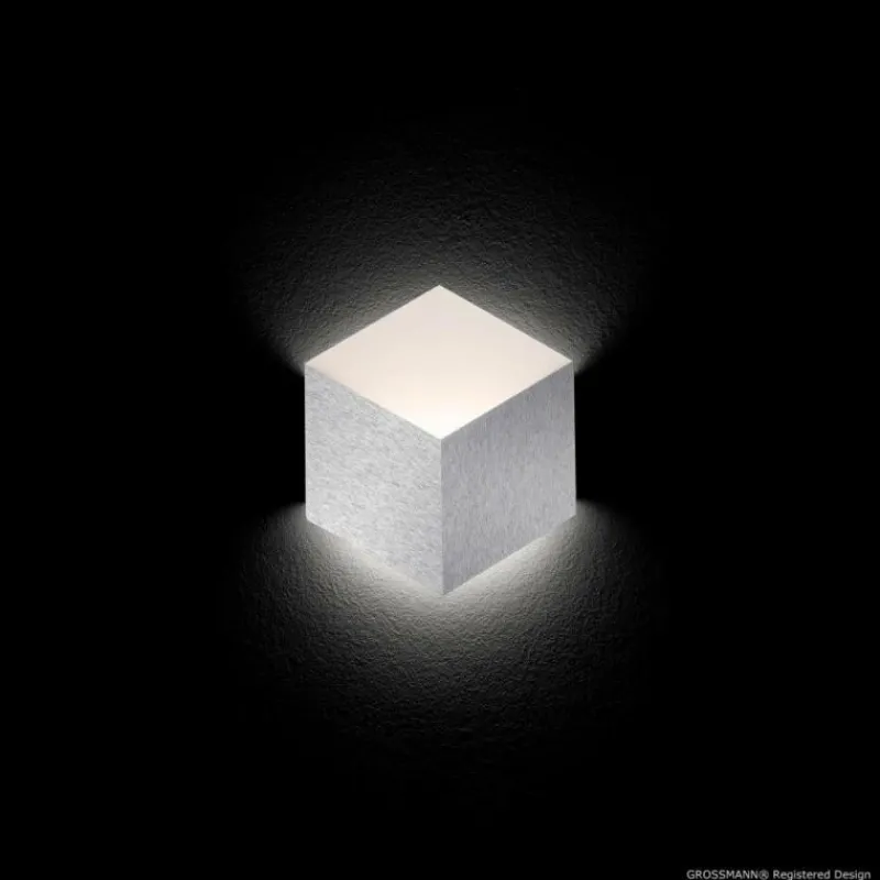 Luminaires Grossmann Applique murale Grossmann GEO LED Aluminium, 2 lumières* Éclairage Led