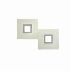 Luminaires Grossmann Applique murale Grossmann Karree LED Titane, 2 lumières* Éclairage Led