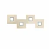 Luminaires Grossmann Applique murale Grossmann Karree LED Titane, 4 lumières* Éclairage Led
