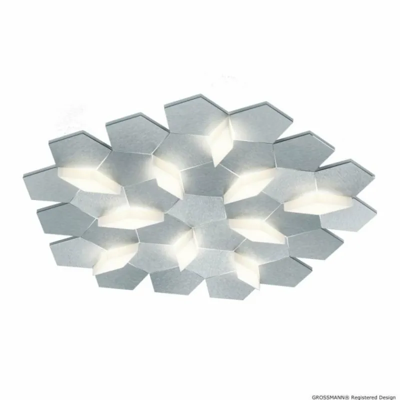 Luminaires Grossmann Applique murale Grossmann Karat LED Aluminium, 10 lumières* Éclairage Led