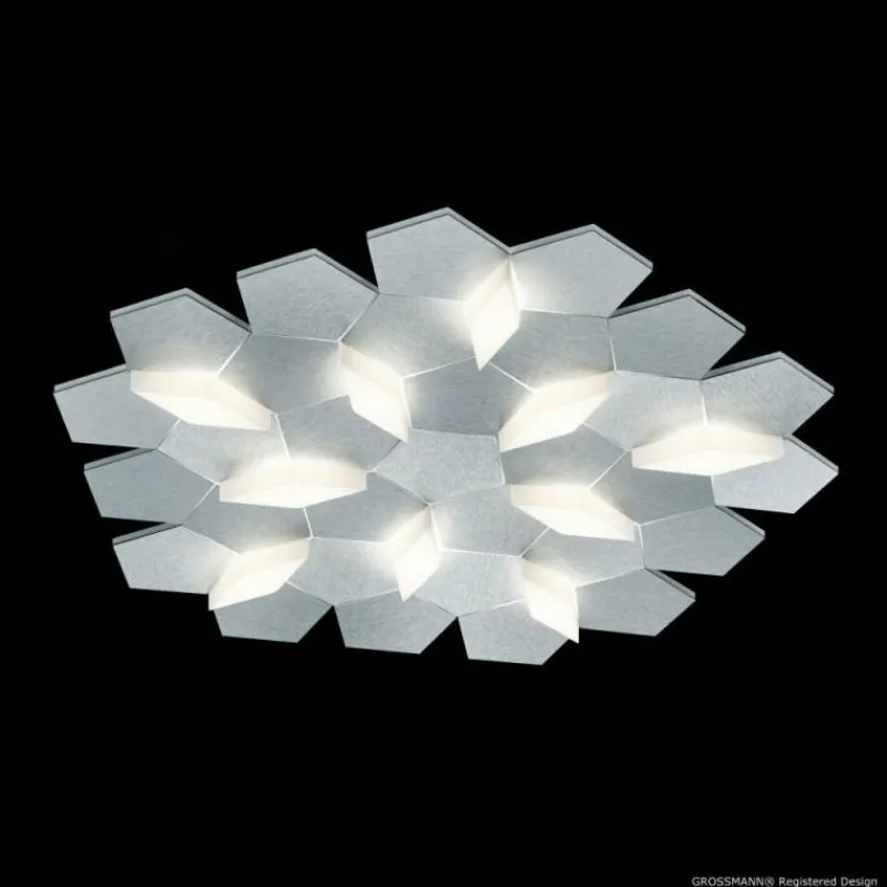 Luminaires Grossmann Applique murale Grossmann Karat LED Aluminium, 10 lumières* Éclairage Led