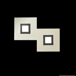 Luminaires Grossmann Applique murale Grossmann KARREE LED Noir, 2 lumières* Appliques