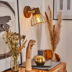 Lampes Industrielles-hofstein Applique murale Grunnfjord Laiton, Écru, 1 lumière