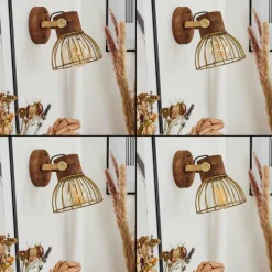 Lampes Industrielles-hofstein Applique murale Grunnfjord Laiton, Écru, 1 lumière