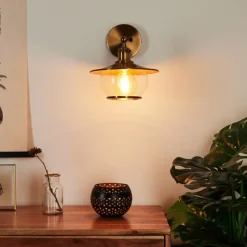 hofstein Applique murale Gryttje Bronze, 1 lumière