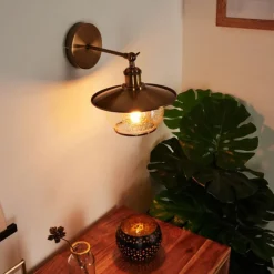 hofstein Applique murale Gryttje Bronze, 1 lumière