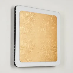 Lampes Dorées-Luce Design Applique murale Guacacallo LED Or, Noir, Blanc, 1 lumière