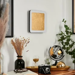 Lampes Dorées-hofstein Applique murale Guacacallo LED Or, Noir, Blanc, 1 lumière