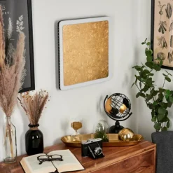 Lampes Dorées-hofstein Applique murale Guacacallo LED Or, Noir, Blanc, 1 lumière