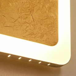 Lampes Dorées-hofstein Applique murale Guacacallo LED Or, Noir, Blanc, 1 lumière