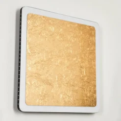 Lampes Dorées-hofstein Applique murale Guacacallo LED Or, Noir, Blanc, 1 lumière