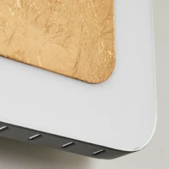 Lampes Dorées-hofstein Applique murale Guacacallo LED Or, Noir, Blanc, 1 lumière