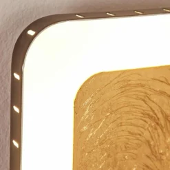 Lampes Dorées-hofstein Applique murale Guacacallo LED Or, Noir, Blanc, 1 lumière