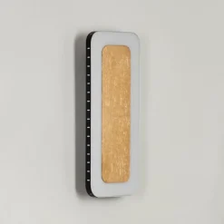 Lampes Dorées-hofstein Applique murale Guacacallo LED Or, Noir, Blanc, 1 lumière