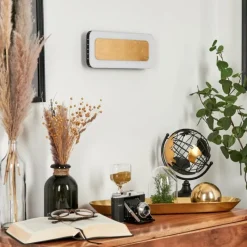 Lampes Dorées-hofstein Applique murale Guacacallo LED Or, Noir, Blanc, 1 lumière