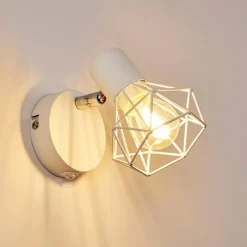 hofstein Applique murale Gullspang Blanc, 1 lumière* Spots Et Projecteurs