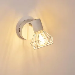 hofstein Applique murale Gullspang Blanc, 1 lumière* Spots Et Projecteurs