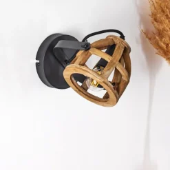 Lampes Industrielles-hofstein Applique murale Haervej Noir, 1 lumière