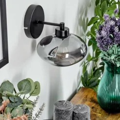 hofstein Applique murale Haikala Noir, 1 lumière