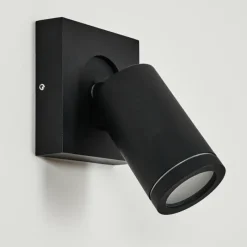 hofstein Applique murale Hakamken LED Noir, 1 lumière