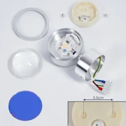 hofstein Applique murale Harare LED Chrome, 1 lumière