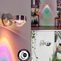 hofstein Applique murale Harare LED Chrome, 1 lumière