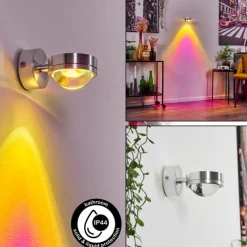 hofstein Applique murale Harare LED Chrome, 1 lumière