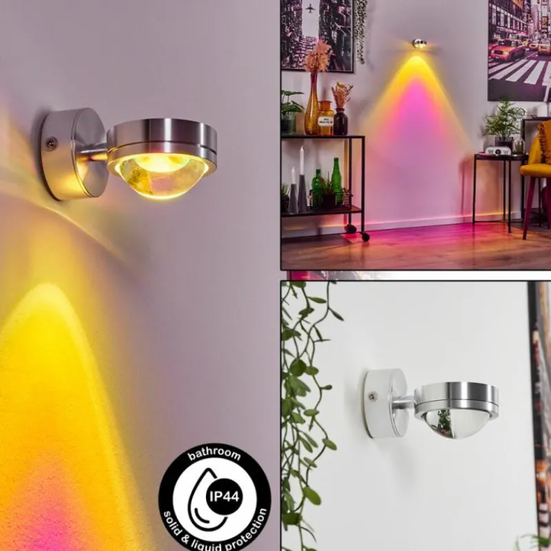 hofstein Applique murale Harare LED Chrome, 1 lumière