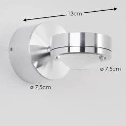 hofstein Applique murale Harare LED Aluminium, 1 lumière