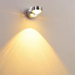 hofstein Applique murale Harare LED Aluminium, 1 lumière