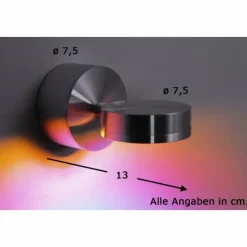 hofstein Applique murale Harare LED Aluminium, 1 lumière