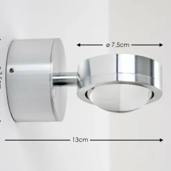 hofstein Applique murale Harare LED Aluminium, 1 lumière