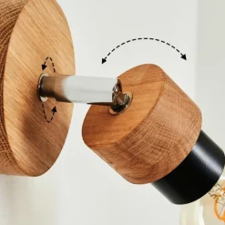 Lampes Industrielles-hofstein Applique murale Harran Chrome, Écru, 1 lumière