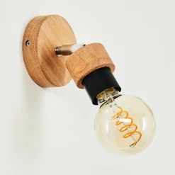 Lampes Industrielles-hofstein Applique murale Harran Chrome, Écru, 1 lumière