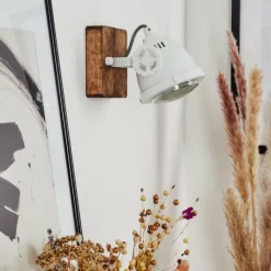 Luminaires Scandinaves-hofstein Applique murale Herford Bois foncé, 1 lumière