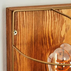 Lampes Dorées-hofstein Applique murale Hodne Écru, Noir, 1 lumière