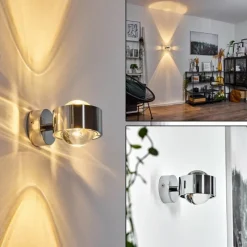 hofstein Applique murale Sapri Chrome, 1 lumière