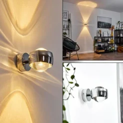 hofstein Applique murale Sapri Chrome, 1 lumière