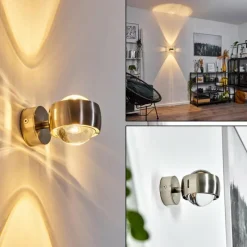 hofstein Applique murale Sapri Nickel mat, 1 lumière