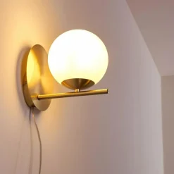 hofstein Applique murale Hogatza Laiton, 1 lumière