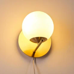 hofstein Applique murale Hogatza Laiton, 1 lumière