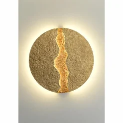 Lampes Dorées-Luminaires Holländer Applique murale Holländer ERUPTION GROSS LED Or, Rouge, 1 lumière