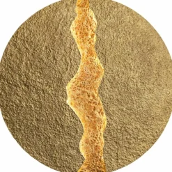 Lampes Dorées-Luminaires Holländer Applique murale Holländer ERUPTION GROSS LED Or, Rouge, 1 lumière