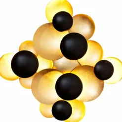 Lampes Dorées-Luminaires Holländer Applique murale Holländer BOLLADARIA LED Brun, Or, Noir, 9 lumières